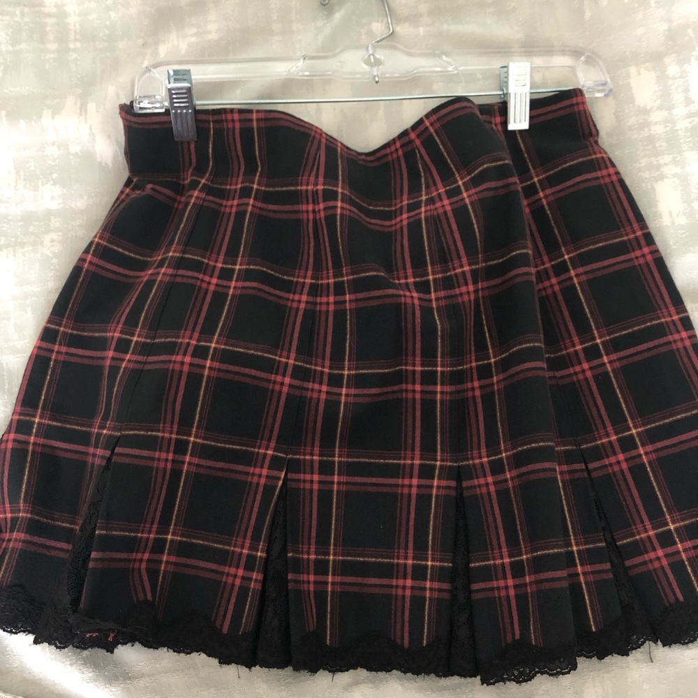 Betsey Johnson sexy plaid skirt